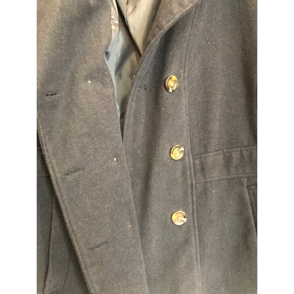 Platinum Women’s Blue Double Breasted Pea Coat Pre-Owned Size 3X - Picture 6 of 9